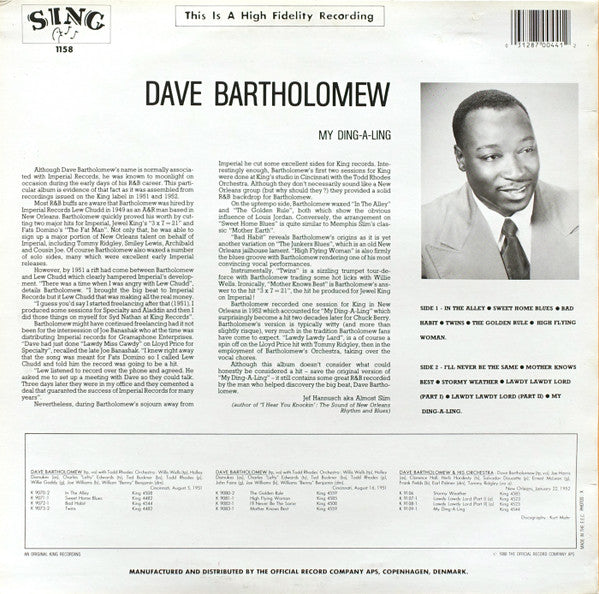 Release: Unknown Release-Vinyl-Denmark-1988-1158-5546665