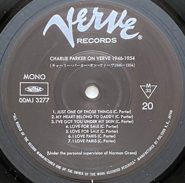 Charlie Parker On Verve 1946-1954
