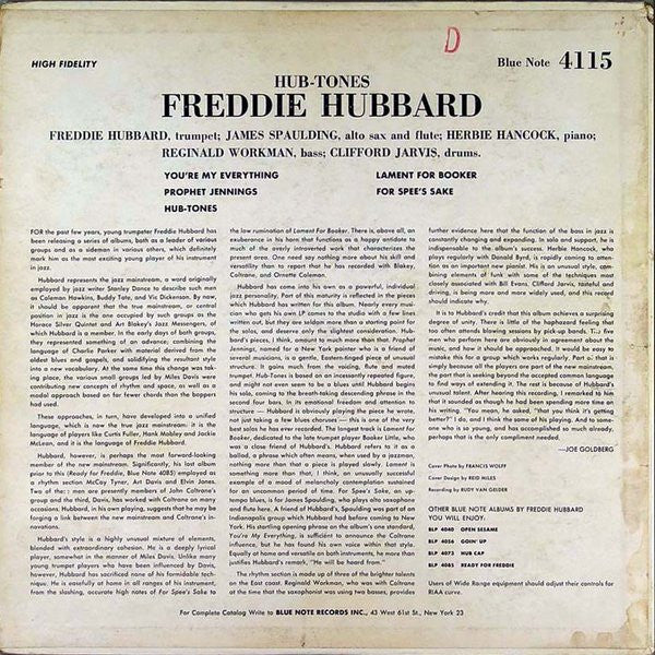 Release: Hub-Tones-Vinyl-US-1962-BLP 4115-1763491