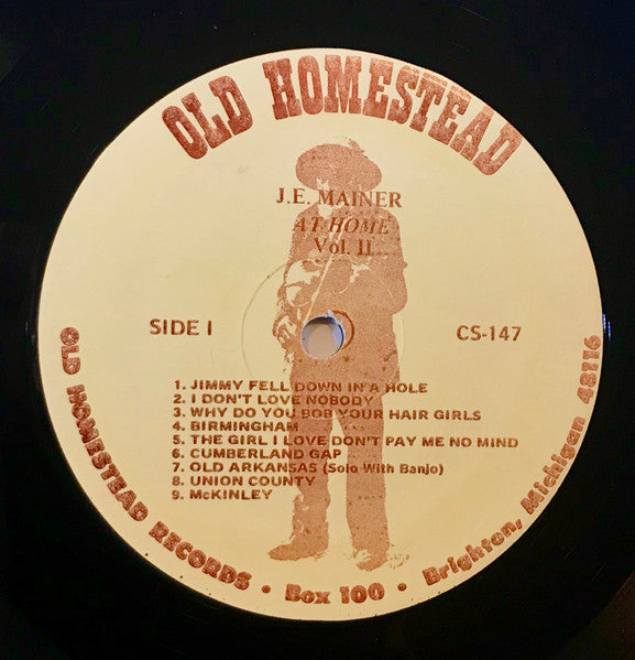 J.E. Mainer With Friends At Home Volume 2
