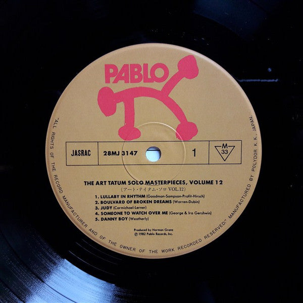 The Tatum Solo Masterpieces, Vol. 12