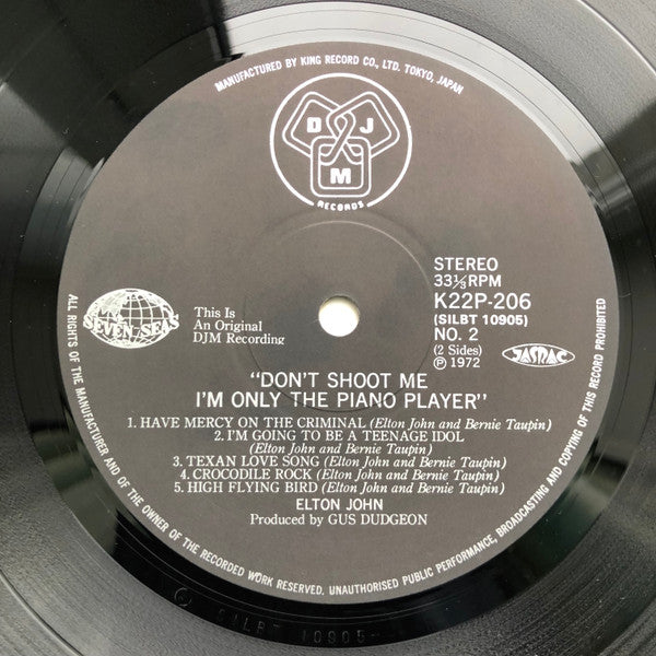 Don’t Shoot Me I’m Only the Piano Player