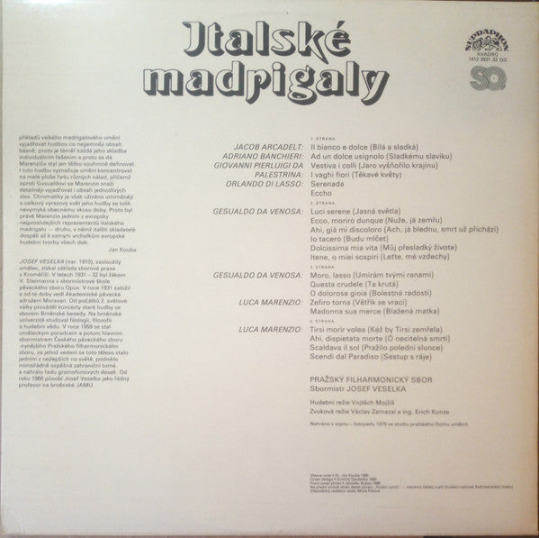 Italské Madrigaly