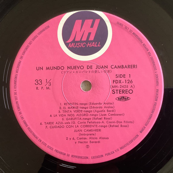 Un Mundo Nuevo De Juan Cambareri