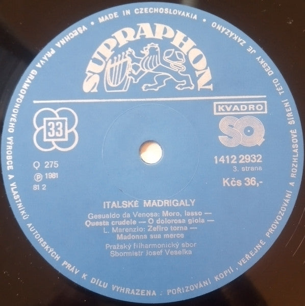 Italské Madrigaly
