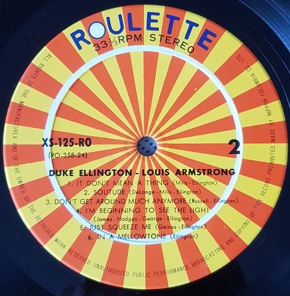 The Duke Ellington - Louis Armstrong Years