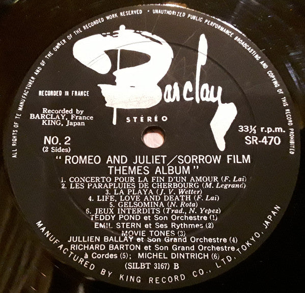 Romeo And Juliet / Sorrow Film Themes Album