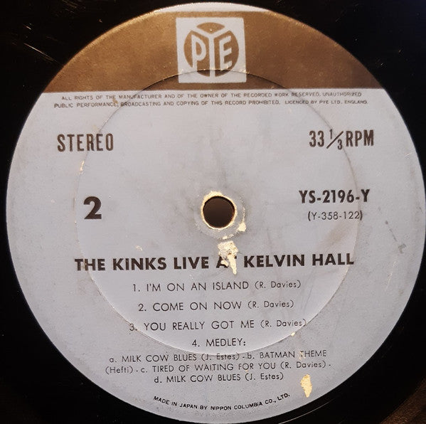 Live At Kelvin Hall