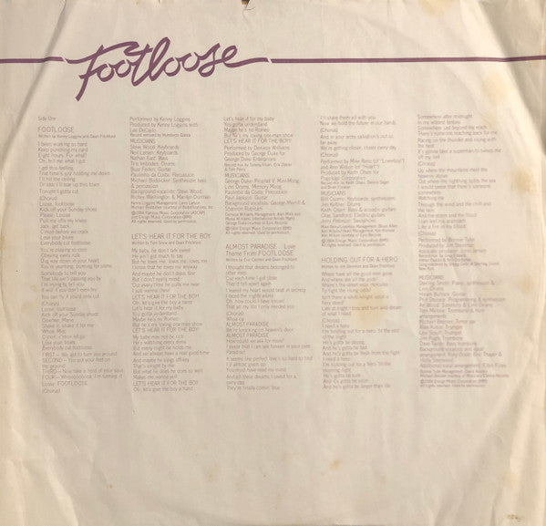 Footloose (Original Motion Picture Soundtrack)