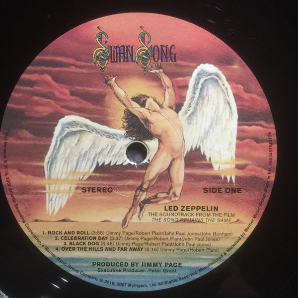 The Soundtrack From The Film Led Zeppelin The Song Remains The Same