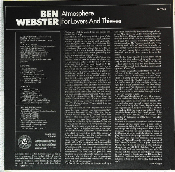 Atmosphere For Lovers And Thieves