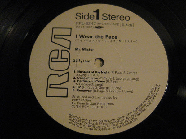 I Wear The Face