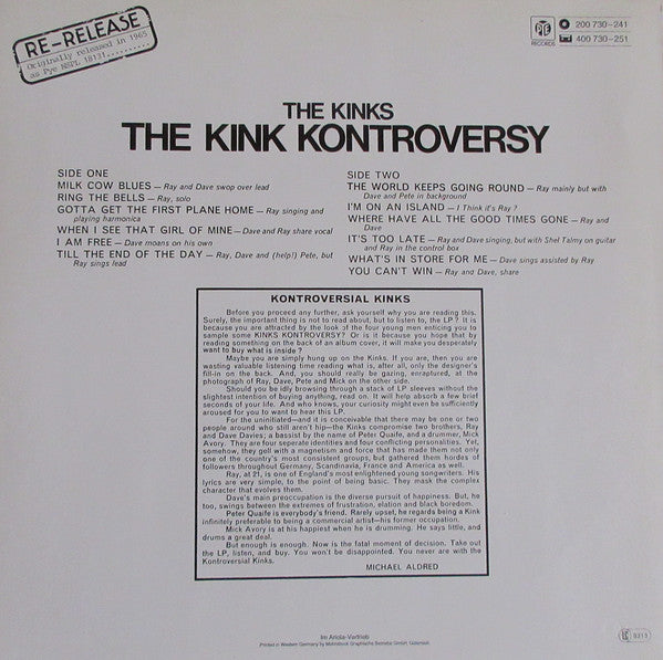 The Kink Kontroversy