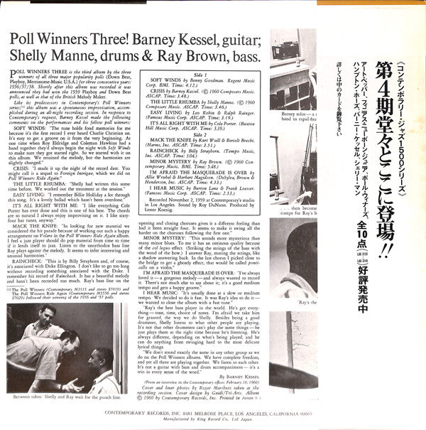 Release: Poll Winners Three!-Vinyl-Japan-1977-LAX 3134-6433661