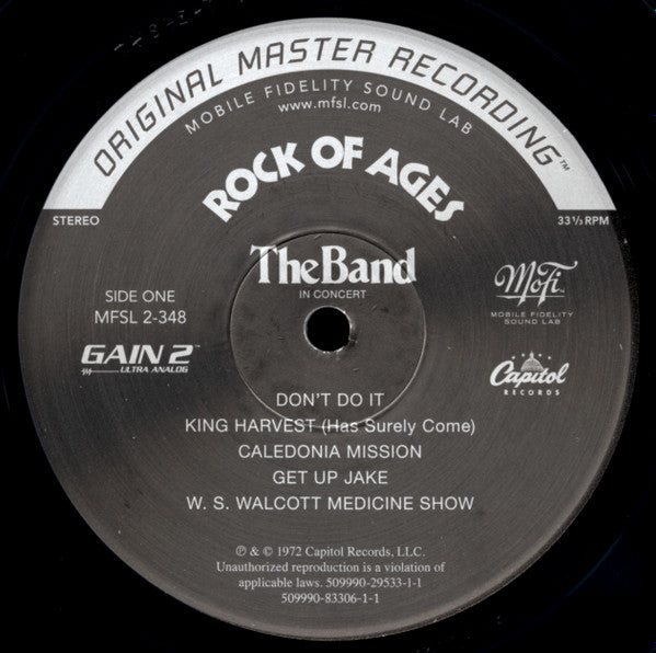 Rock Of Ages (The Band In Concert)