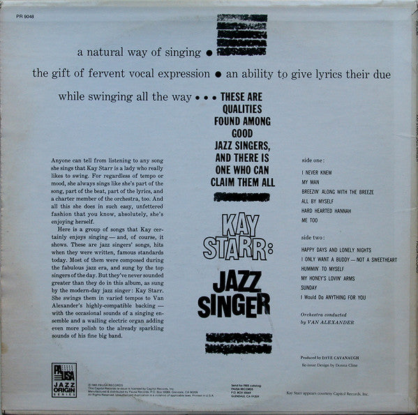 Kay Starr: Jazz Singer
