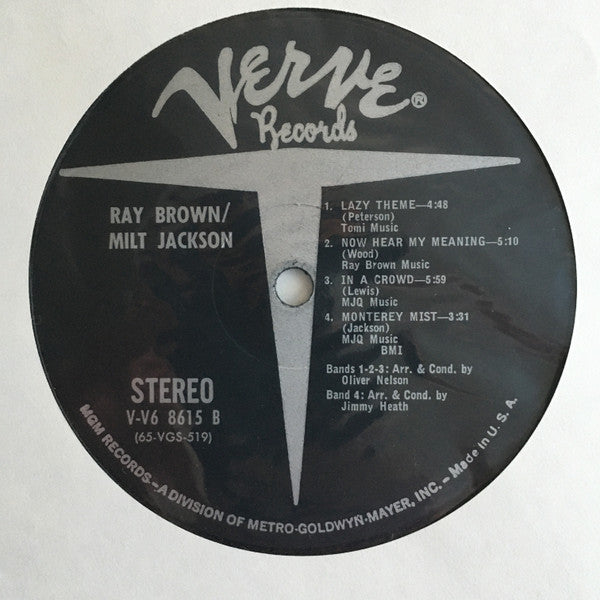 Ray Brown / Milt Jackson