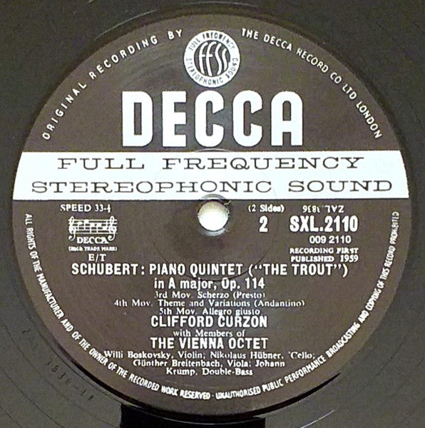 The "Trout" Quintet