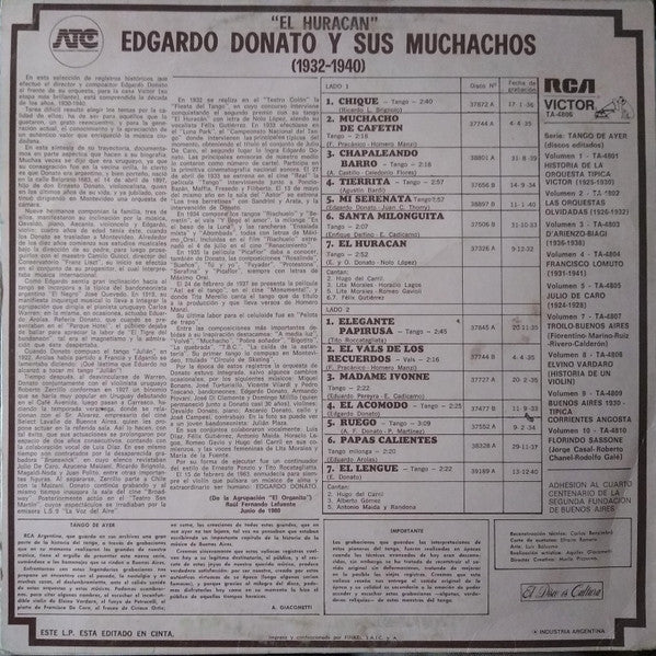 El Huracan (1932-1940)