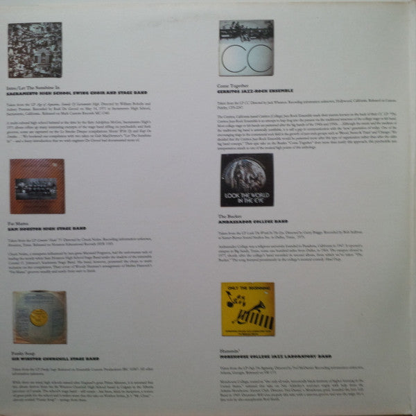 School Me! Volume One, 1968-1975 - High School And Collegiate Jazz, Funk, Soul And Psychedelia