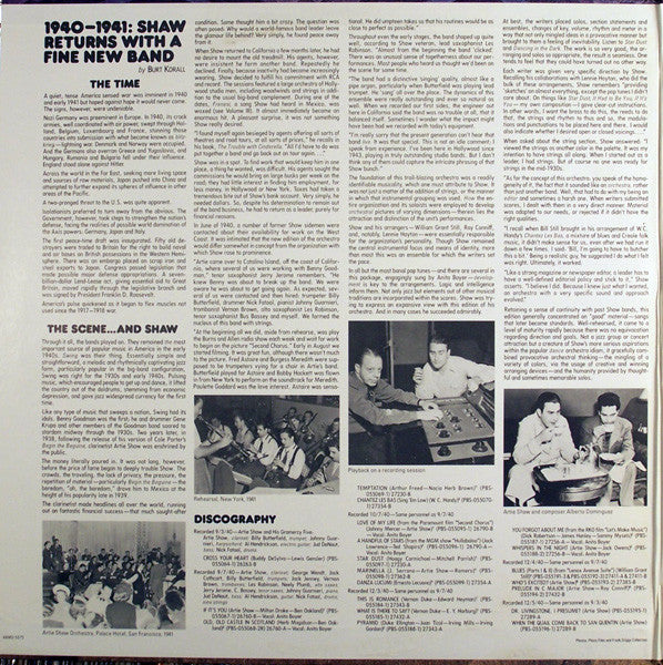 The Complete Artie Shaw Volume IV 1940/1941
