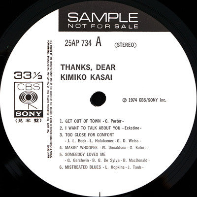 Thanks, Dear