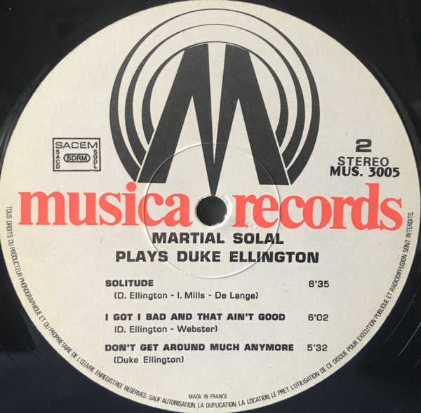 Plays Duke Ellington