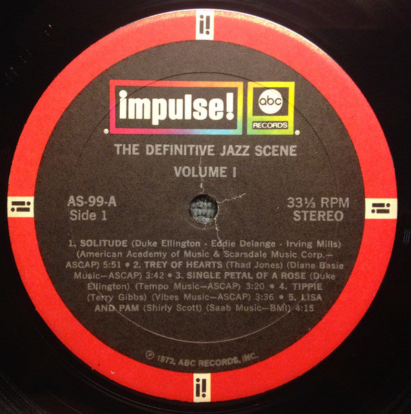 The Definitive Jazz Scene (Volume 1)