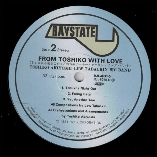 From Toshiko With Love