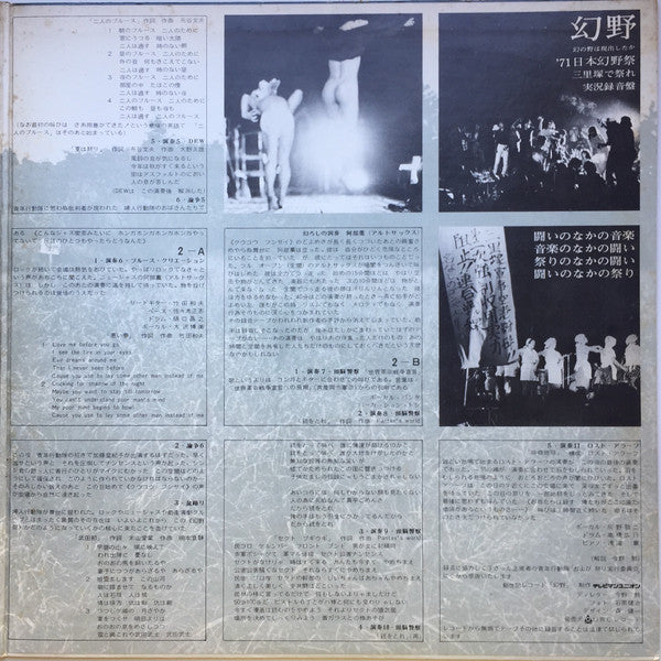 幻野 幻の野は現出したか '71日本幻野祭 三里塚で祭れ