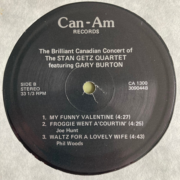 The "Brilliant" Canadian Concert Of Stan Getz