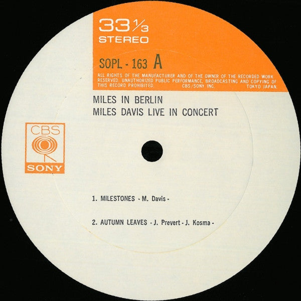Miles In Berlin
