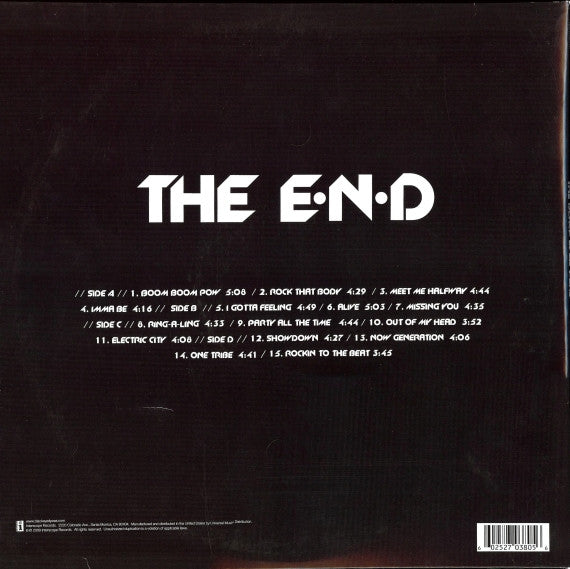 Master Release: The E.N.D by Black Eyed Peas