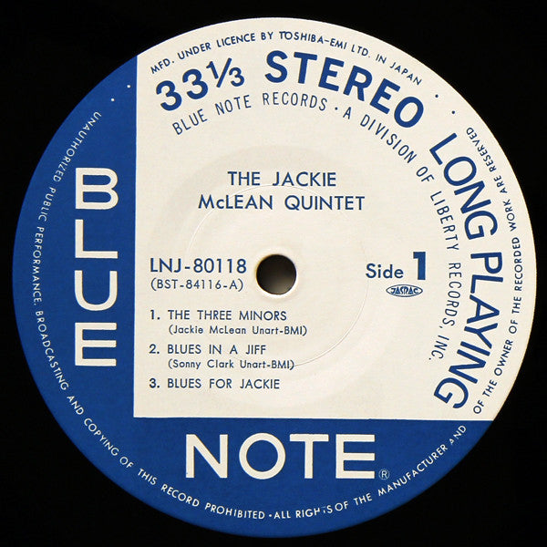 The Jackie McLean Quintet