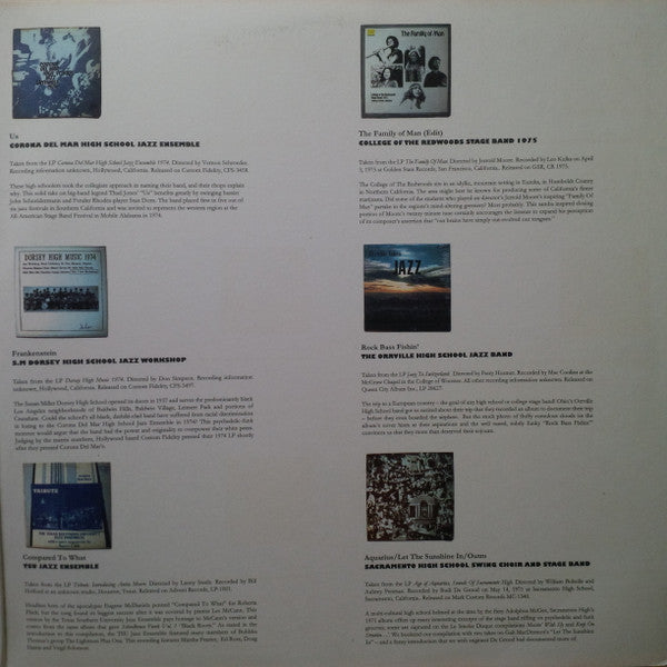 School Me! Volume One, 1968-1975 - High School And Collegiate Jazz, Funk, Soul And Psychedelia