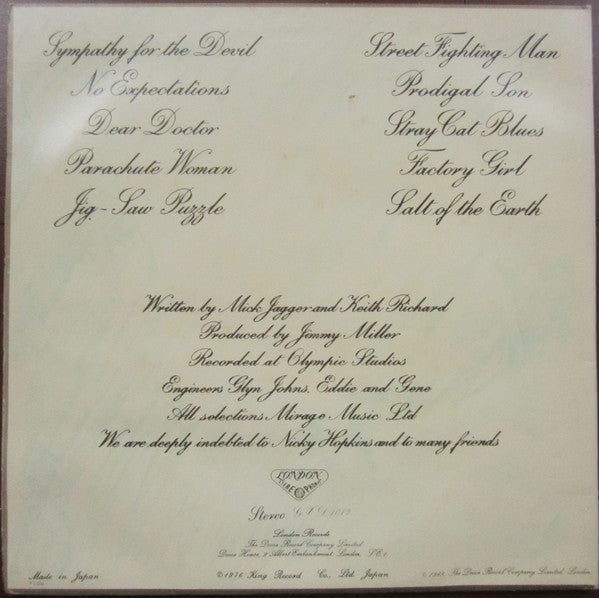 Beggars Banquet