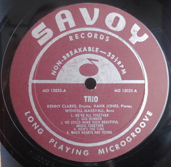 The Jazz Trio Of Hank Jones