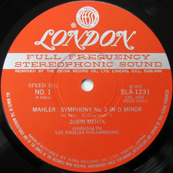 Mahler : Symphony No. 3 In D Minor