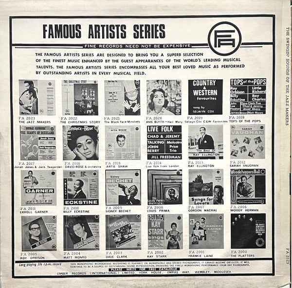 The Swingin' Sounds Of The Jazz Makers