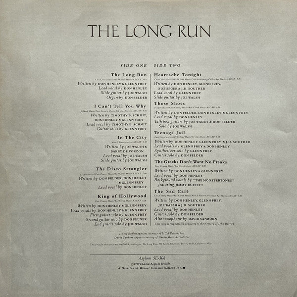 The Long Run = ロング・ラン