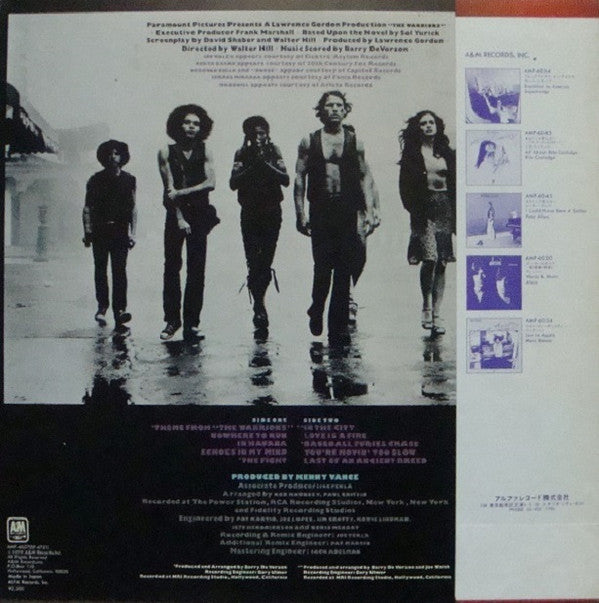 Release: The Warriors (The Original Motion Picture Soundtrack)-Vinyl-Japan-1979-AMP-6057-4096032