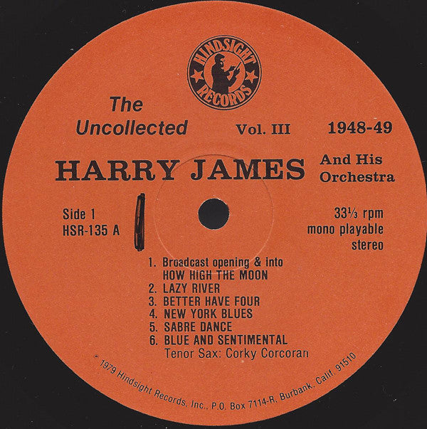 The Uncollected Harry James, Vol. 3, 1948-1949