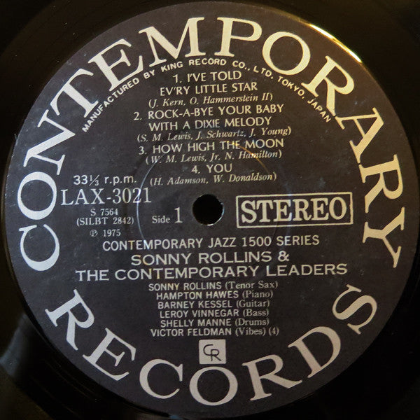 Sonny Rollins And The Contemporary Leaders