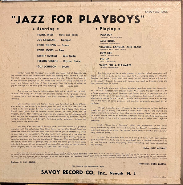 Jazz For Playboys