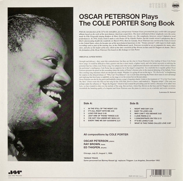 Oscar Peterson Plays The Cole Porter Song Book