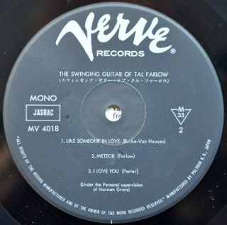 The Swinging Guitar Of Tal Farlow