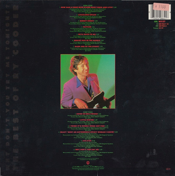 Why Don't You Try Me Tonight? The Best Of Ry Cooder