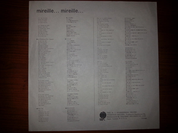Mireille... Mireille