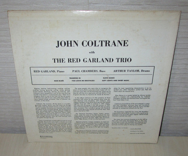 John Coltrane With The Red Garland Trio