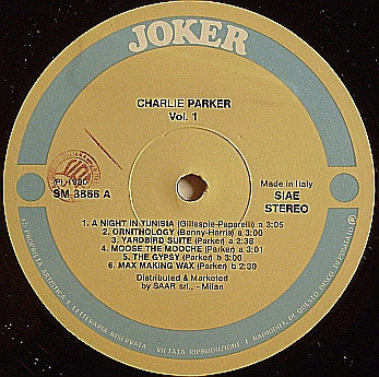 Charlie Parker Quartet, Quintet & Septet (Vol. 1)